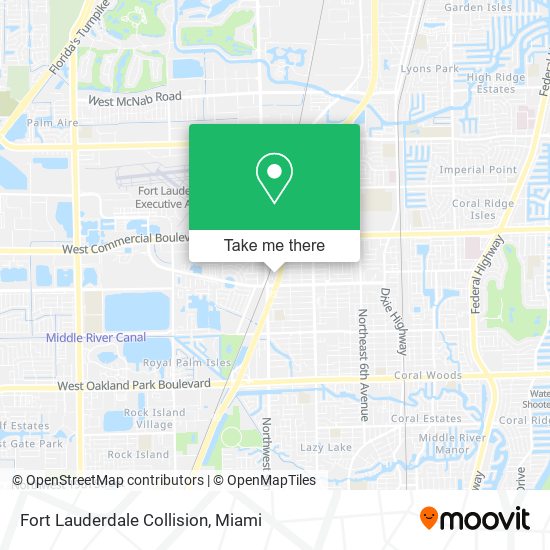Fort Lauderdale Collision map