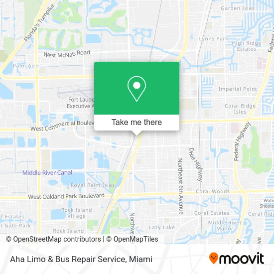 Aha Limo & Bus Repair Service map