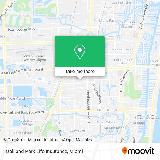 Mapa de Oakland Park Life Insurance