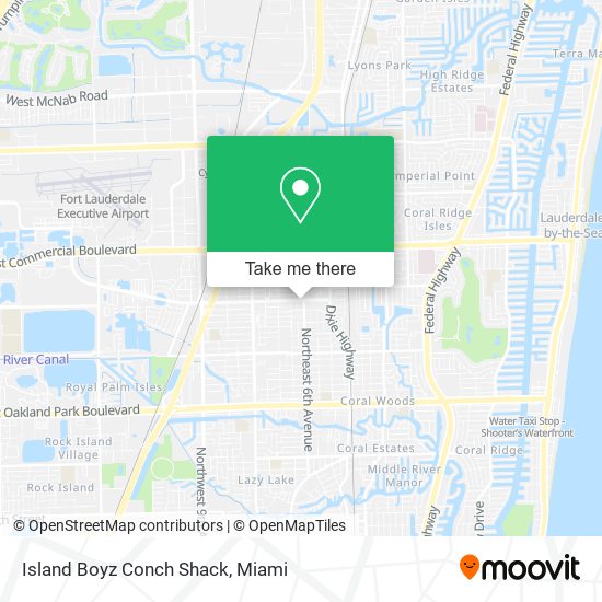 Mapa de Island Boyz Conch Shack