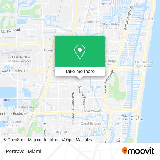 Pettravel map