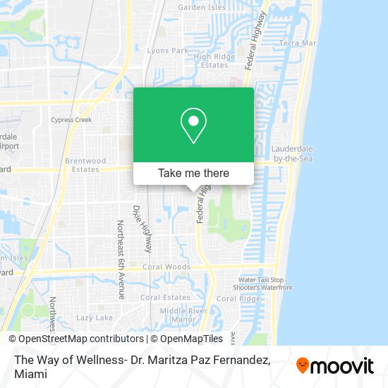 The Way of Wellness- Dr. Maritza Paz Fernandez map