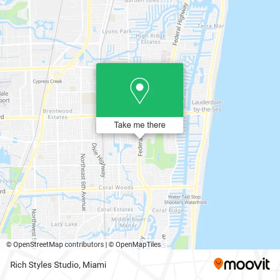 Rich Styles Studio map