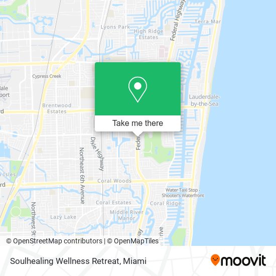 Mapa de Soulhealing Wellness Retreat