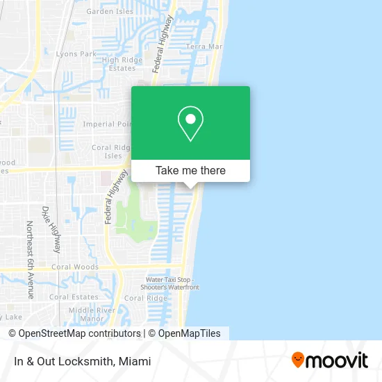 In & Out Locksmith map