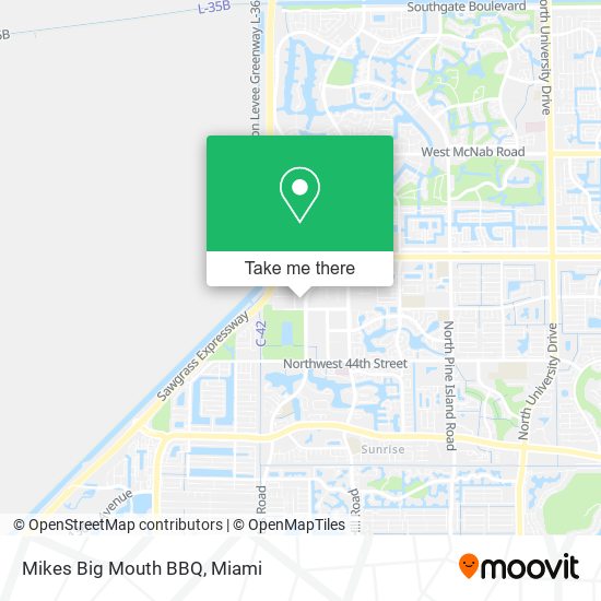 Mapa de Mikes Big Mouth BBQ