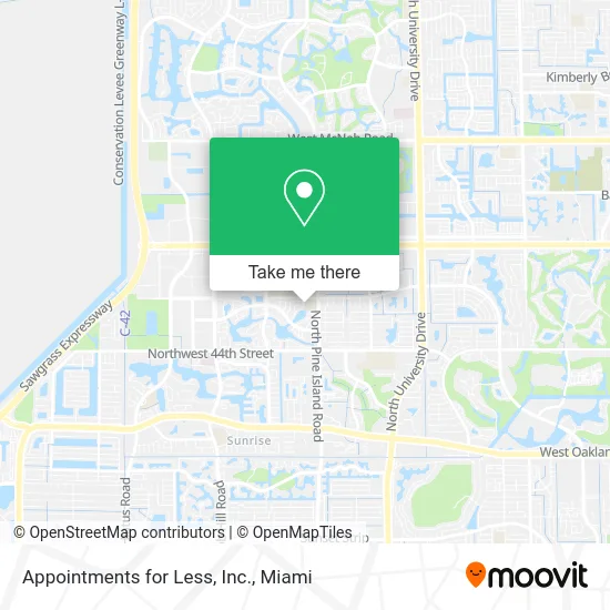 Appointments for Less, Inc. map