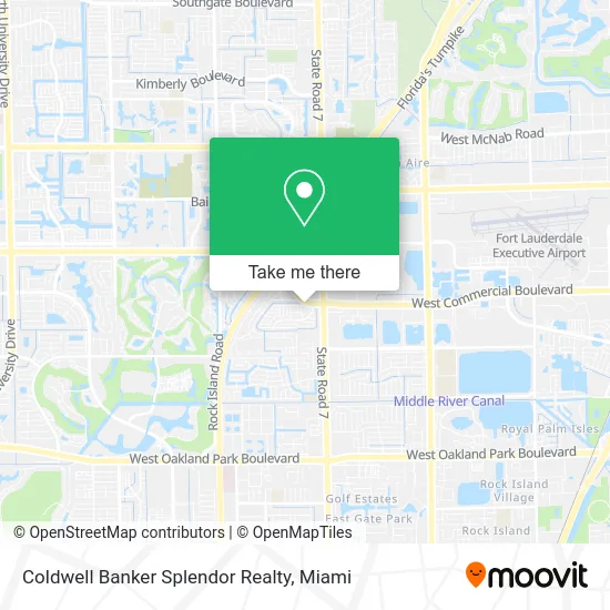 Coldwell Banker Splendor Realty map