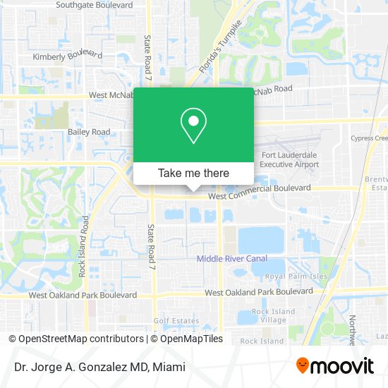 Dr. Jorge A. Gonzalez MD map