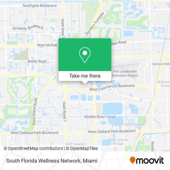 South Florida Wellness Network map