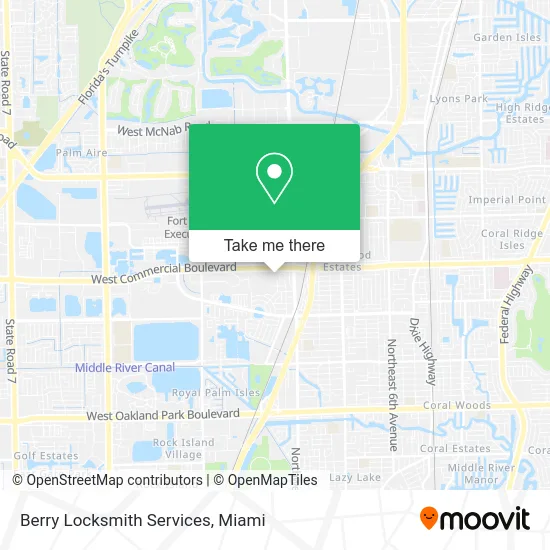 Berry Locksmith Services map