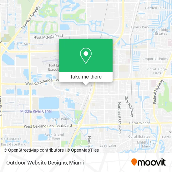 Outdoor Website Designs map