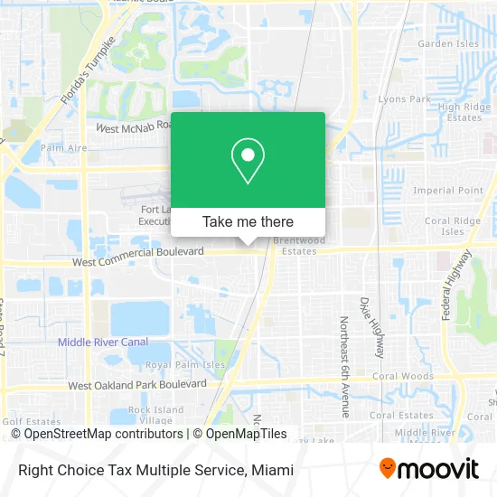 Right Choice Tax Multiple Service map