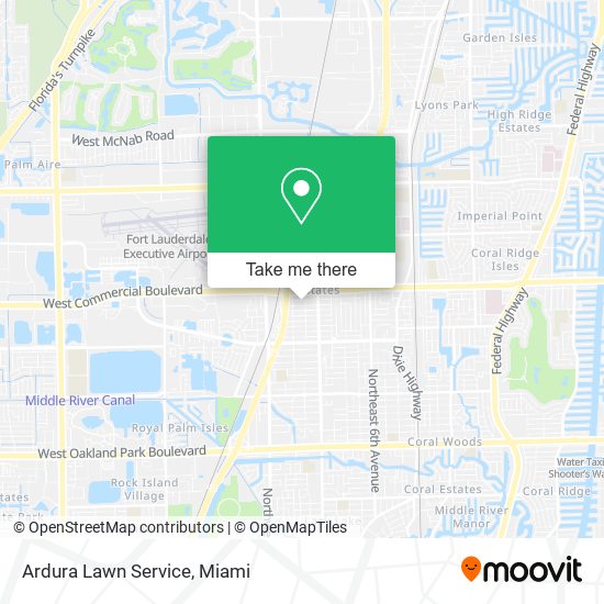 Mapa de Ardura Lawn Service