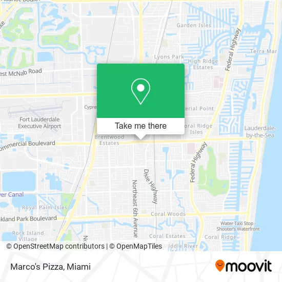 Mapa de Marco's Pizza