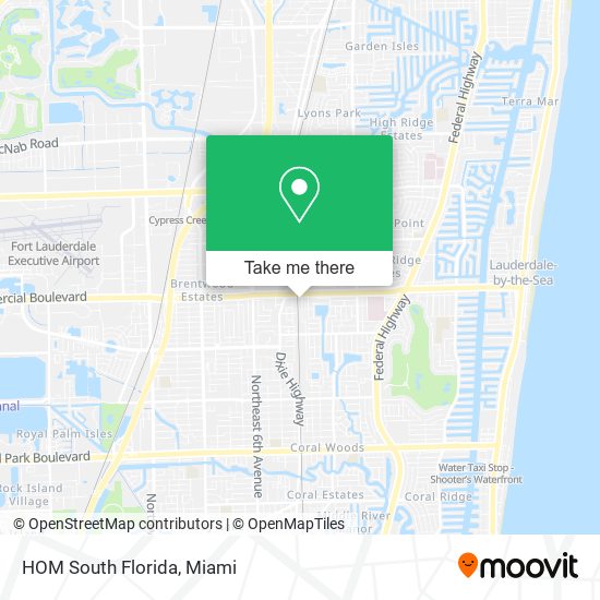 HOM South Florida map