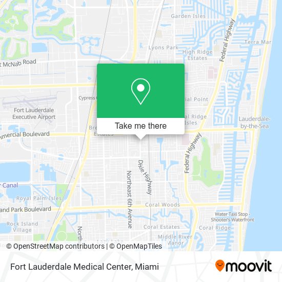 Mapa de Fort Lauderdale Medical Center