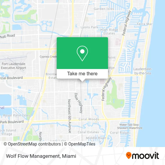 Wolf Flow Management map