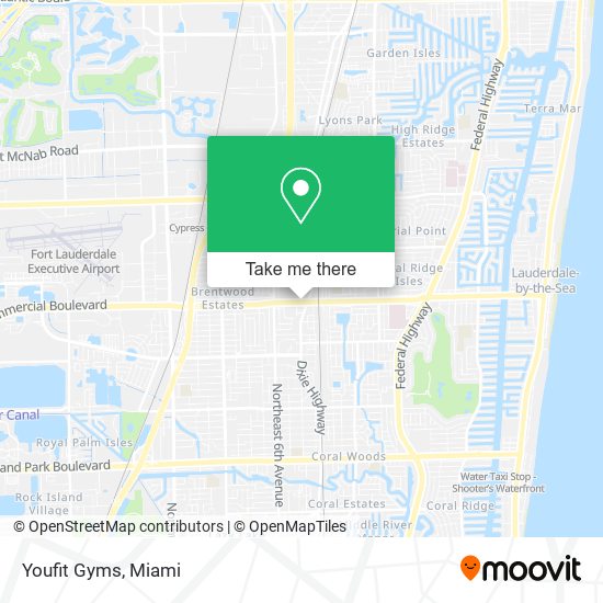 Youfit Gyms map