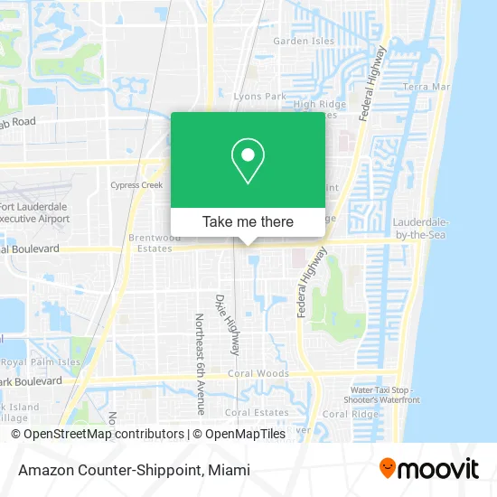 Amazon Counter-Shippoint map
