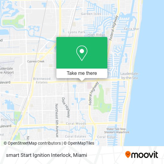 Mapa de smart Start Ignition Interlock