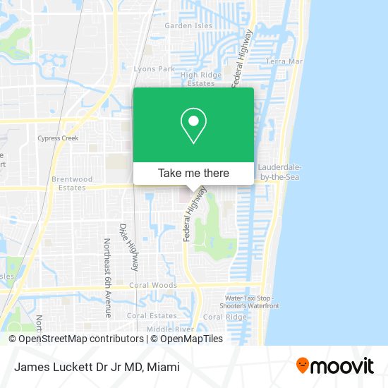 James Luckett Dr Jr MD map