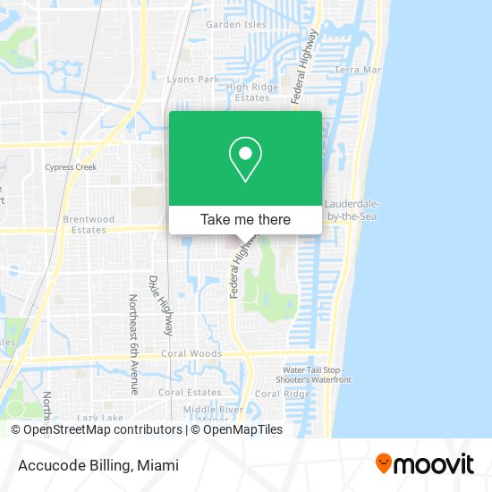 Mapa de Accucode Billing