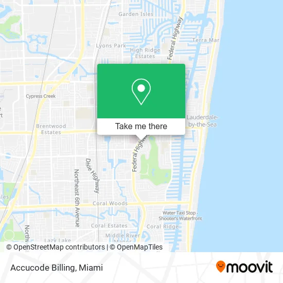 Mapa de Accucode Billing