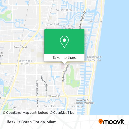 Mapa de Lifeskills South Florida