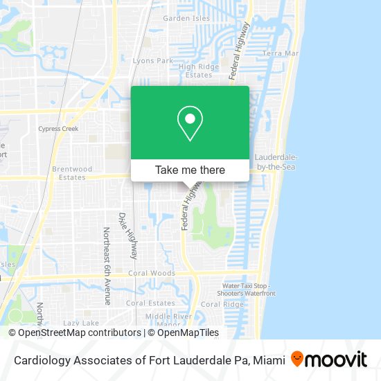 Cardiology Associates of Fort Lauderdale Pa map
