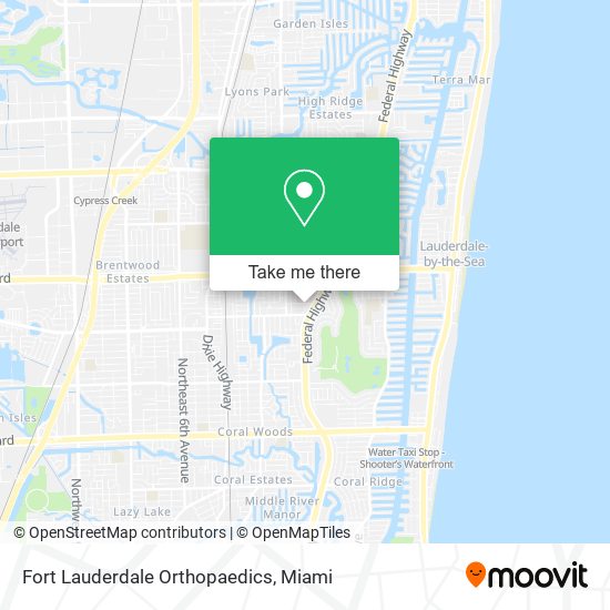 Fort Lauderdale Orthopaedics map