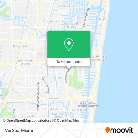 Vui Spa map