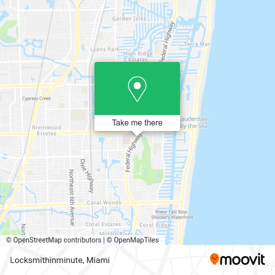 Locksmithinminute map