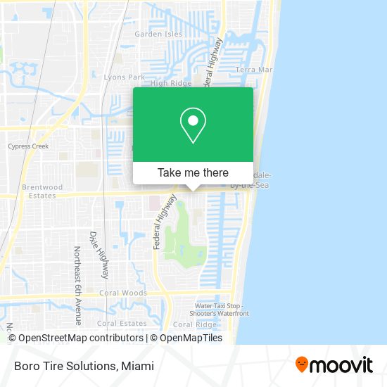 Boro Tire Solutions map