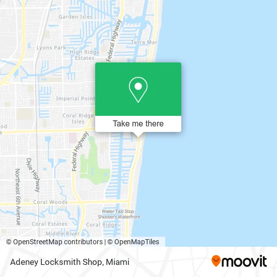 Adeney Locksmith Shop map