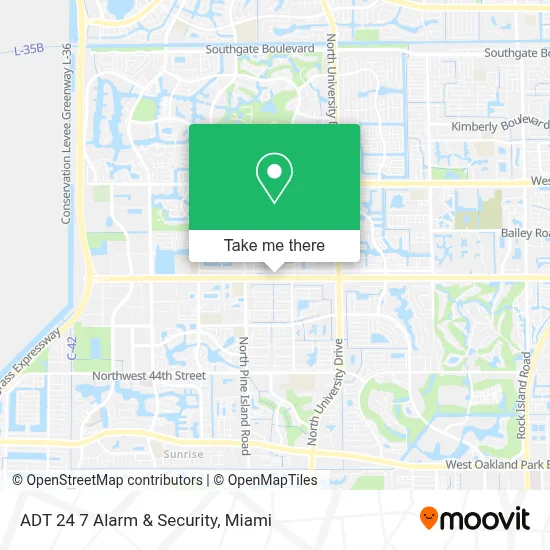 ADT 24 7 Alarm & Security map