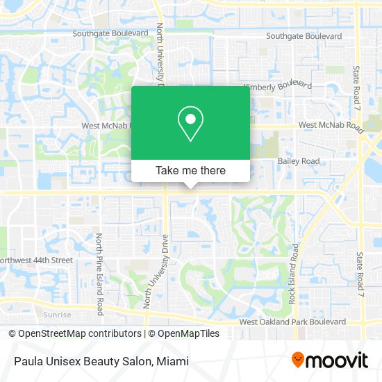 Mapa de Paula Unisex Beauty Salon