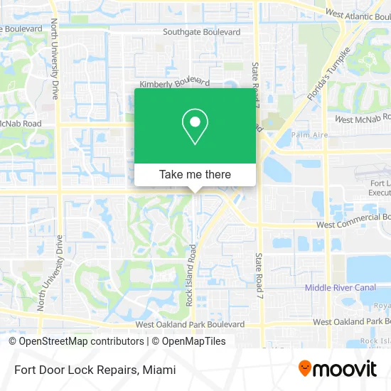 Fort Door Lock Repairs map