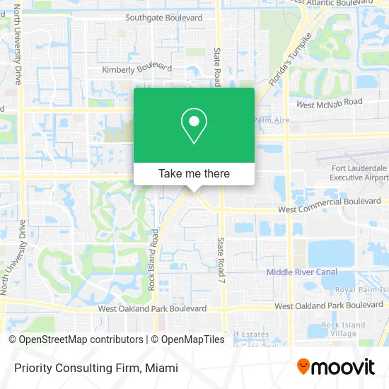 Priority Consulting Firm map