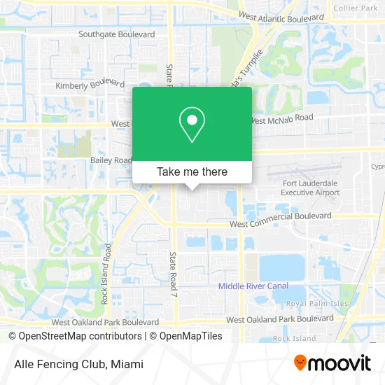 Alle Fencing Club map