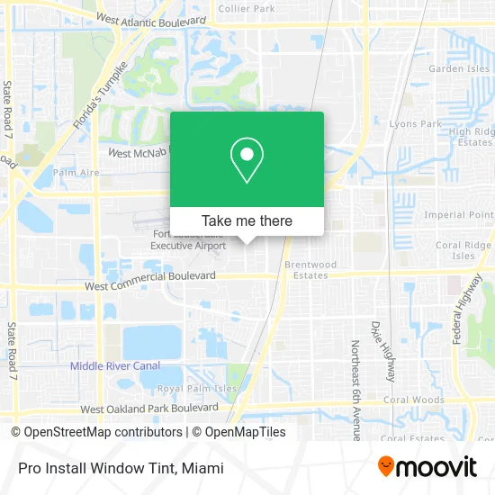 Pro Install Window Tint map