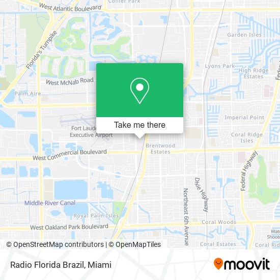 Mapa de Radio Florida Brazil