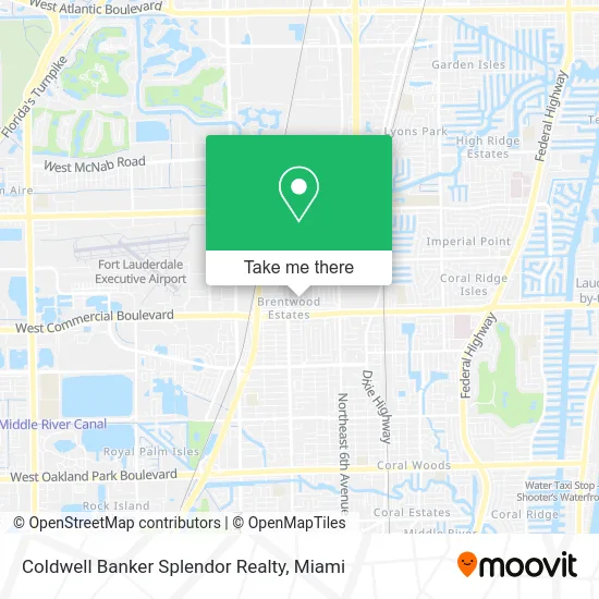 Coldwell Banker Splendor Realty map