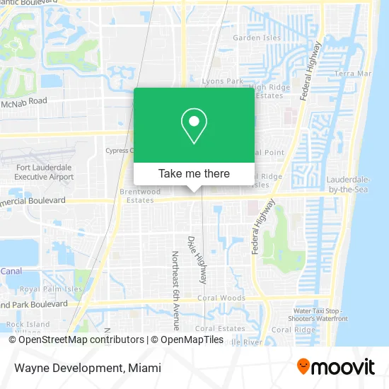 Mapa de Wayne Development