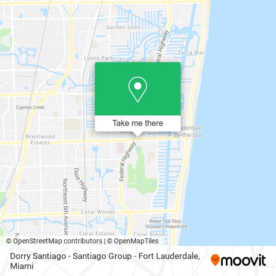 Mapa de Dorry Santiago - Santiago Group - Fort Lauderdale