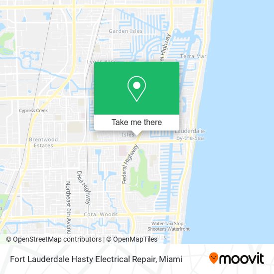 Mapa de Fort Lauderdale Hasty Electrical Repair