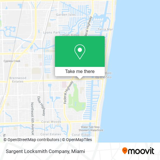Sargent Locksmith Company map