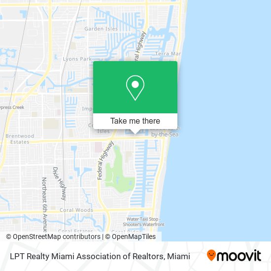LPT Realty Miami Association of Realtors map
