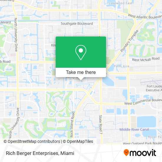 Mapa de Rich Berger Enterprises