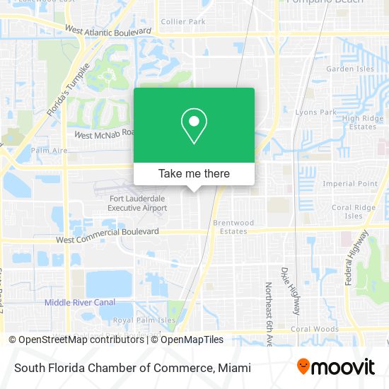 South Florida Chamber of Commerce map